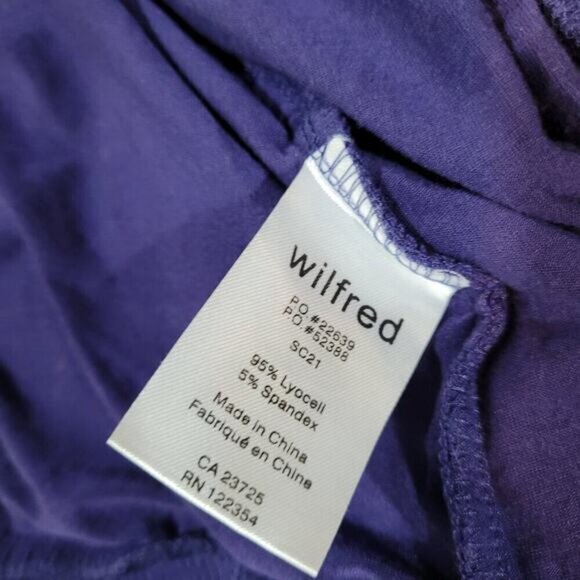 Aritzia Wilfred Purple Lyocell Cardigan - Size Extra Small - Picture 6 of 9